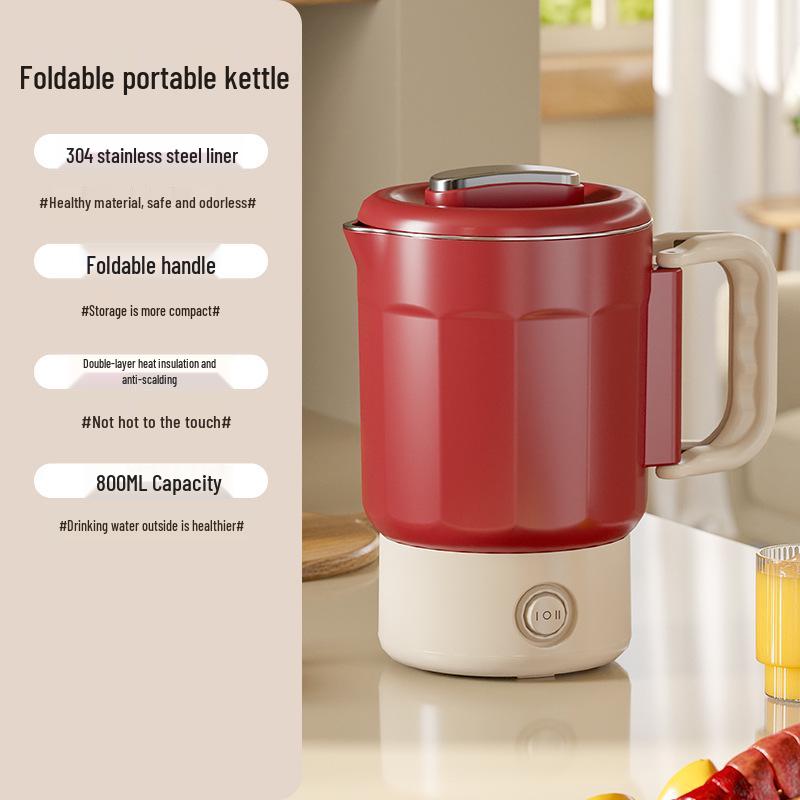 Tragbare Multifunktionale Faltbare Elektrische Wasserkocher - 304 Edelstahl, Ideal für Outdoor-Reisen