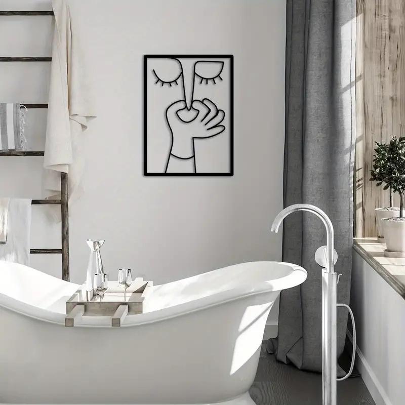 Abstract Humour Bad Smell Funny Bathroom Poster Print Painting Wall Art Pictures For Wc Toilet Room Decor