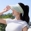 Hat Women's New Summer Cycling Outdoor Sports Hat Alphabet Smiley Face Empty Top Sun Hat Sunscreen Sun Hat