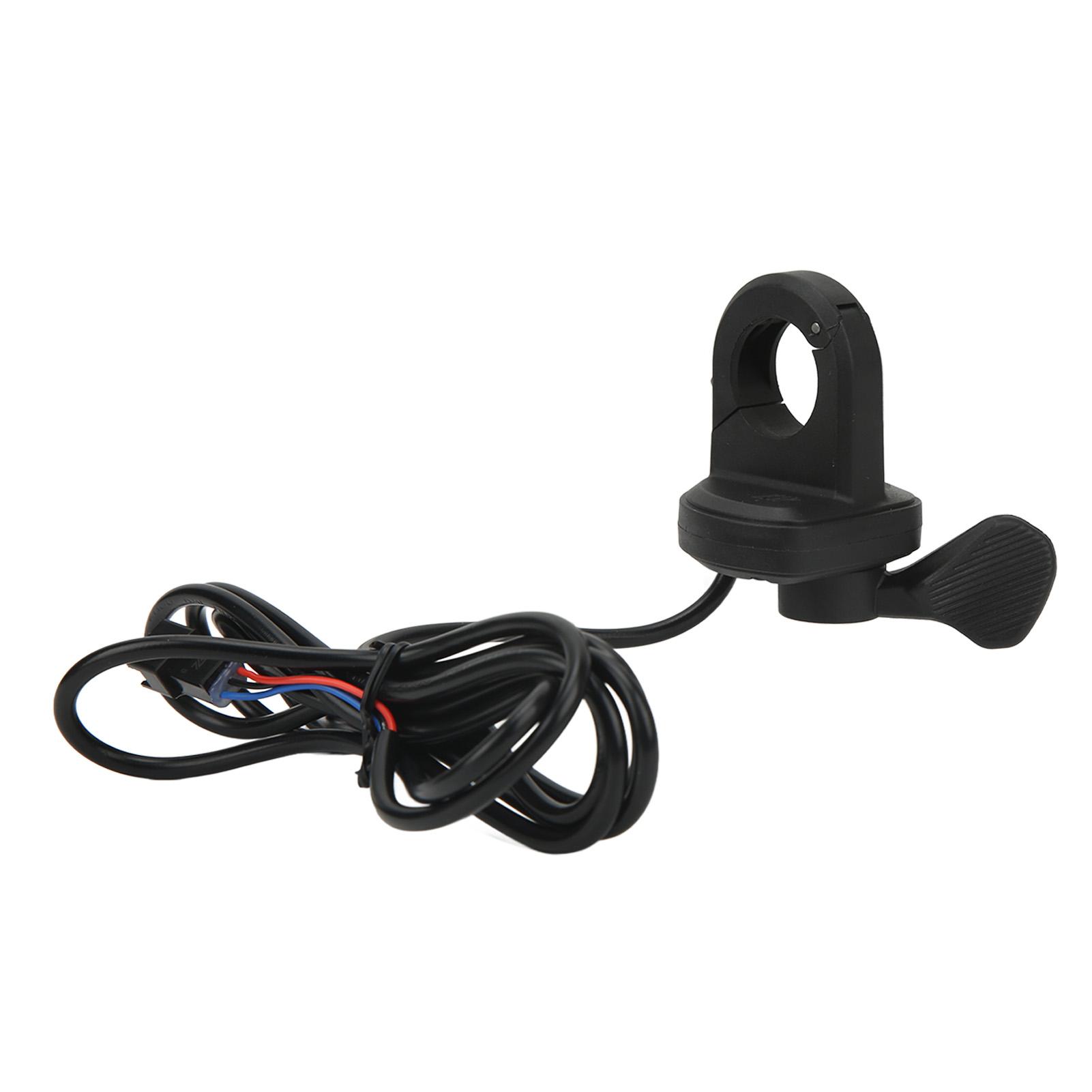 

Thumb Throttle Accelerator with SM Connector Modified Finger Throttle for Electric Bike Scooter 12v to 72v