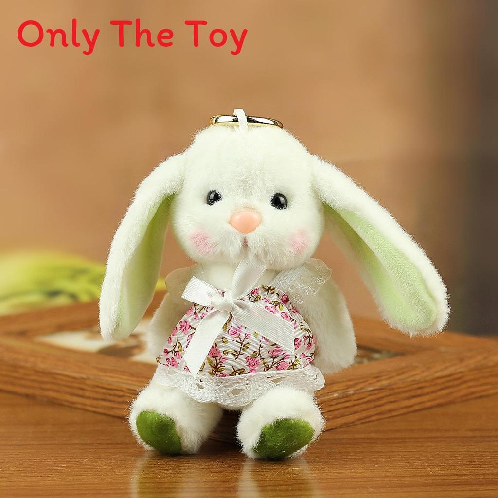Plush Bunny Keychain With Movable Joints For Kids And Collectors