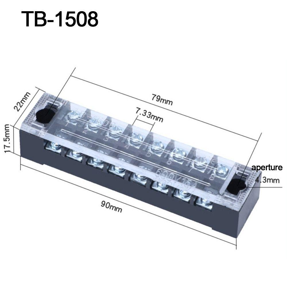 With Screws Strip Block Terminal Dual Row Cable Connector Electric Connector Strip  Electrical