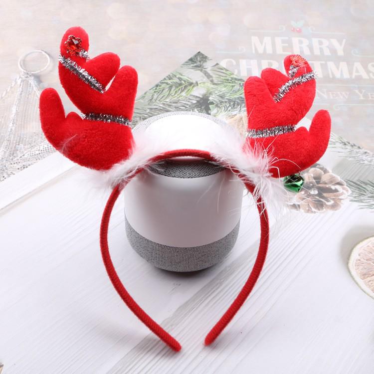 Kinder Feen Geweih Haarspange - Mori Stil Weihnachts Stirnband für Mädchen