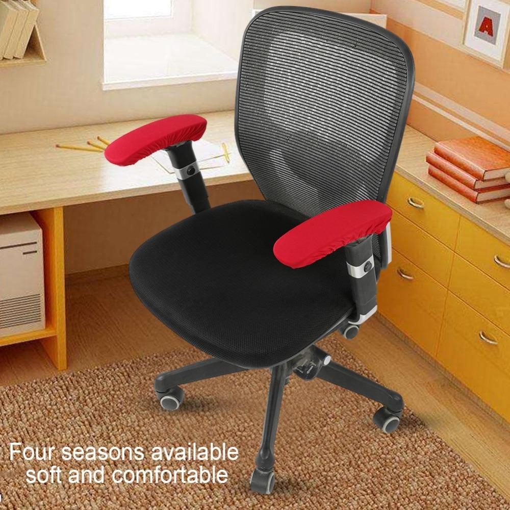 2 Pack Universal Elastic Wheelchair Armrest Covers Breathable Removable Chemical Fiber Slipcovers