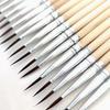 20Pcs For Painting Brushes For Artistic Multifunction Hook Line Pen Nylon Hair Paint Brush Pointed Paint Oil Painting Brushes