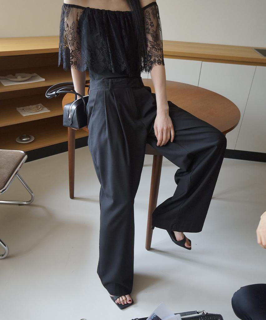 Peulojegteuweibeu Mare Slacks-Black