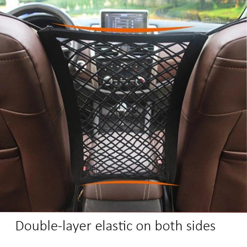 Dog Seat Fences Pet Protection Net Safety Storage Bag Pet Mesh Travel Isolation Back Seat Safety Barrier Puppy Car Accessories
