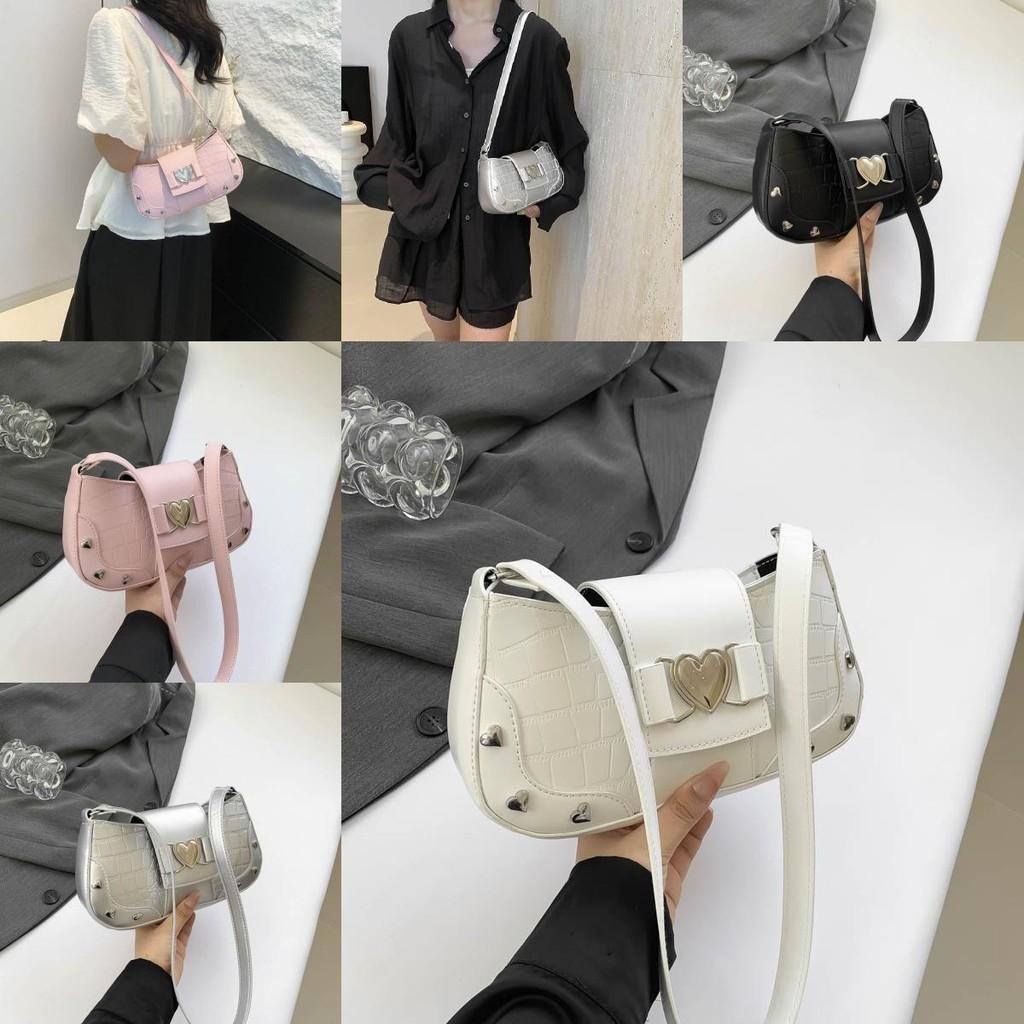 Chic Street Style Pu Material Women's Shoulder Bag 2024 Summer New Design With Magnetic Closure