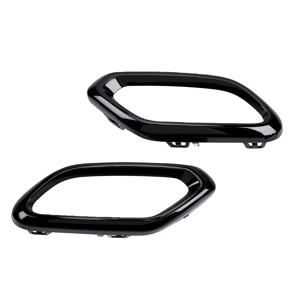 2pcs Rear Exhaust Tip Trim Cover Replacement for GLC Class X254 C254 AMG Line 2023 2026 2548858300 2548858400