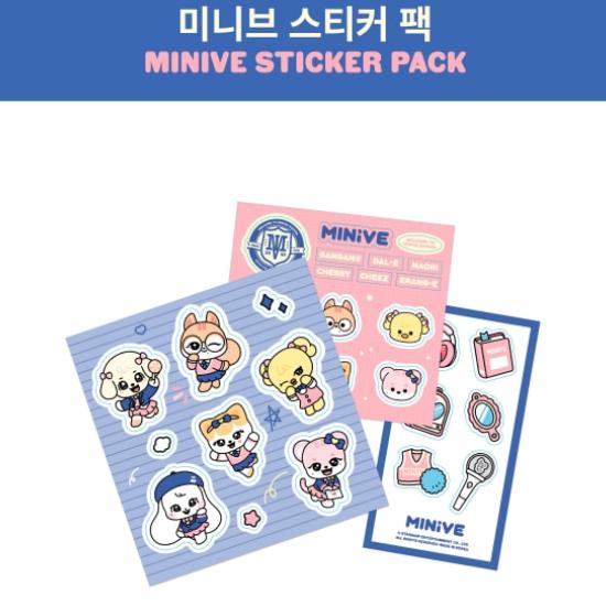 Pre-order 2025 IVE X MINIVE POP-UP Welcome to MINIVE Sticker Pack