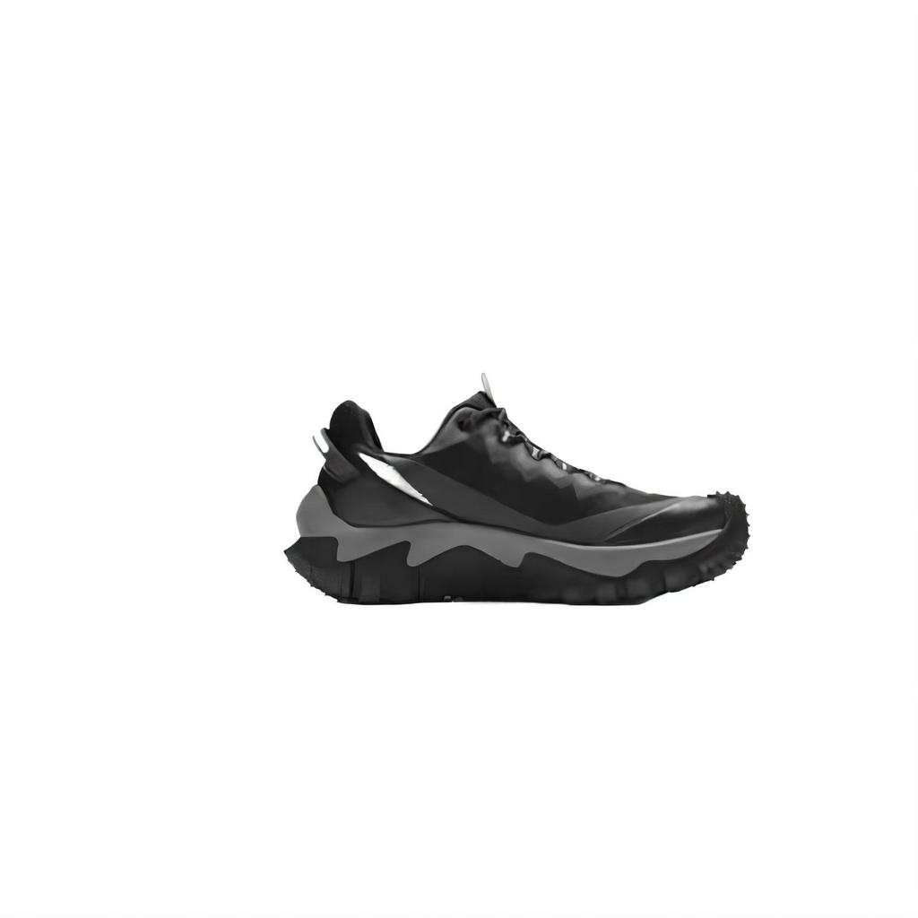 Under Armour Fabric Comfortable Shock Absorbing Waterproof Low Top Hiking Shoes Unisex Hiking Shoes Black 4438006BLACK