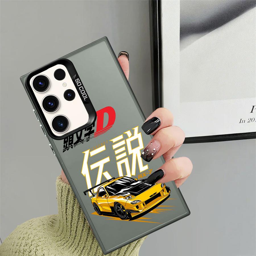 

Soft Cover Phone Case for Samsung Galaxy S22 Ultra Note 20 Ultra S20 FE S25 S24Ultra S24 FE S21 S23 S25Plus Initial D Anime Car Galaxy S24 Ultra