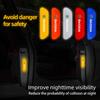 CGY1 4PCS Car Door Sticker Safety Warning Reflective Mark For Skoda Yeti Kamiq Kodiaq Karoq Octavia Fabia Rapid Scala Vrs Mk3 Superb