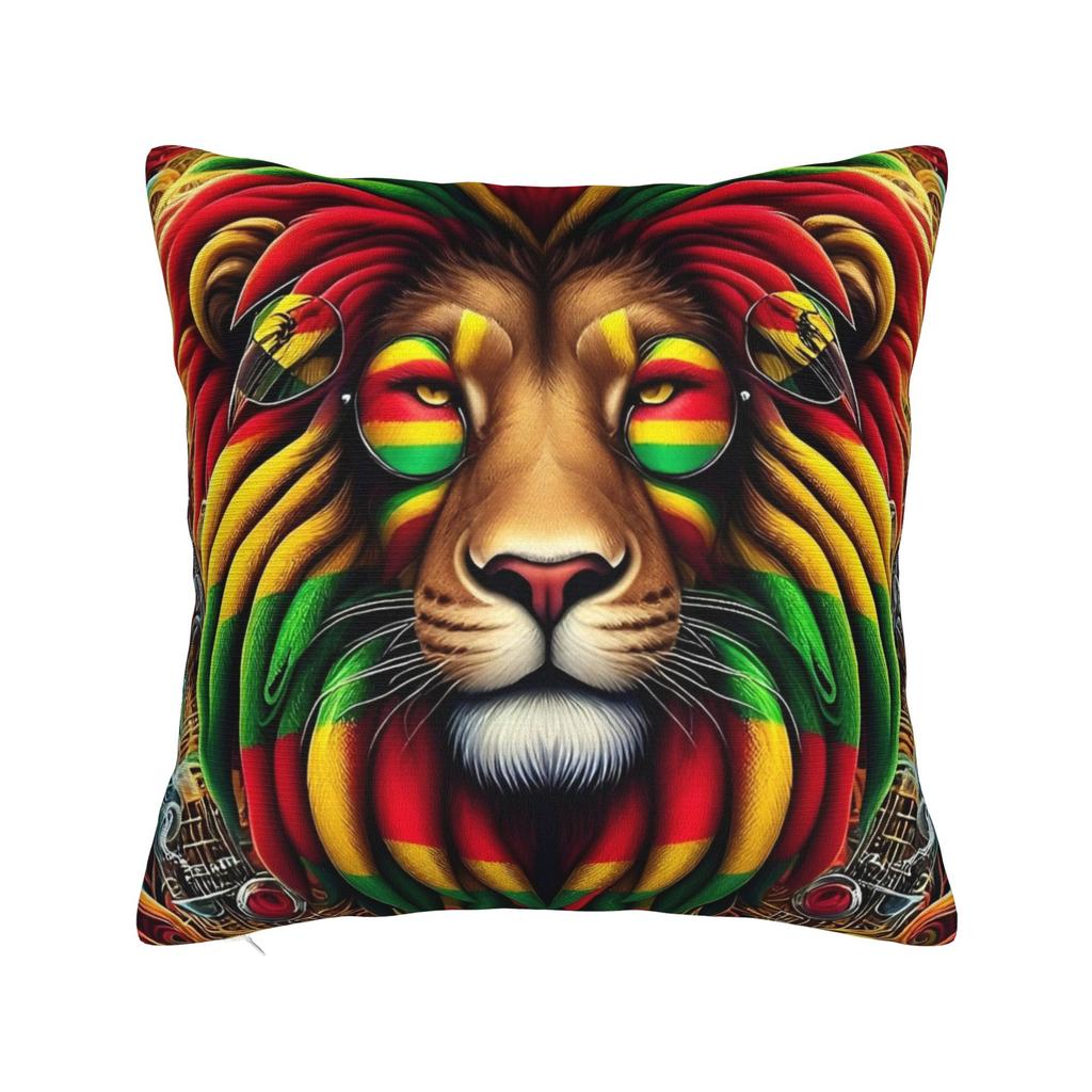 Flag of Reggae of Jamaica Pillowcase Polyester Cushion Cover Decorative Rasta  Pillow Case Cover Home Wholesale 40X40cm