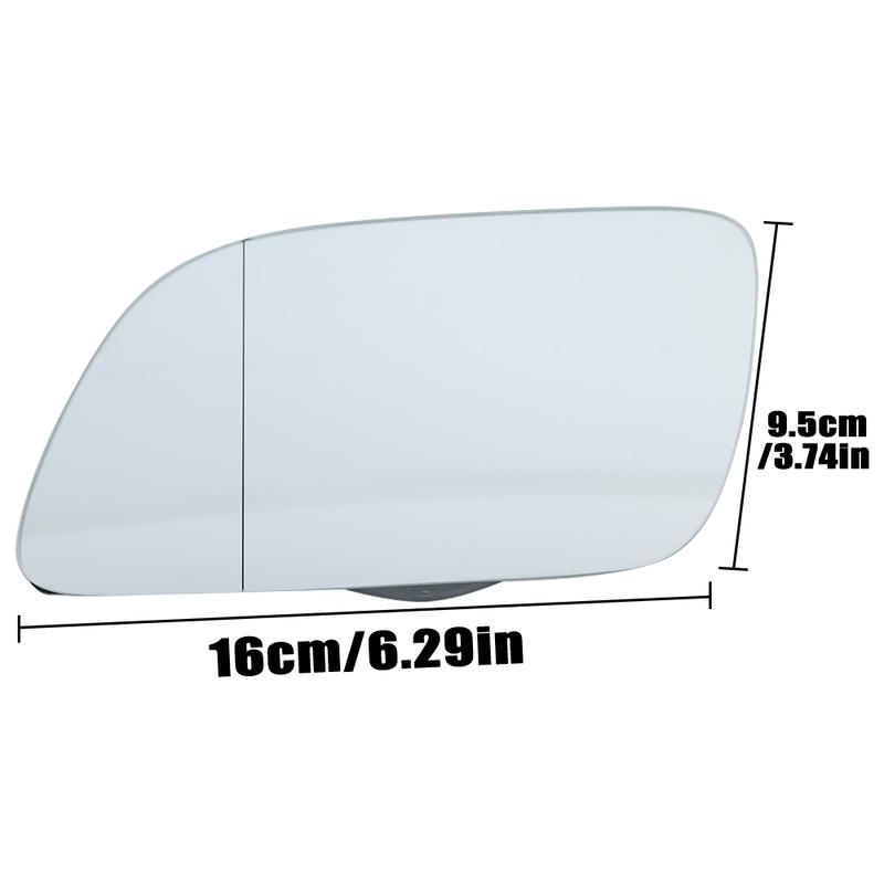 Rearview Side Mirror Glass For Volkswagen VW POLO MK4 2002 2003 2004 2005 With Back Heated Plate Door Glass Cars Accessories