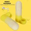 Liquid Silicone Penis Sleeve Male Delay Thickening Enhancer Hollow Wolf Sleeve Adult Toy