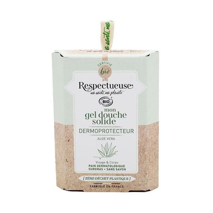 Respectueuse Mon Gel Douche Solide Dermoprotecteur Aloé Vera Bio 75g