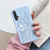 Flowers Funda For Huawei Nova 5T Capa NOVA5T 5 T Phone Case Soft Silicone Cute Cat Bear Back Cover For Nova5 T Coque Bag Fashion