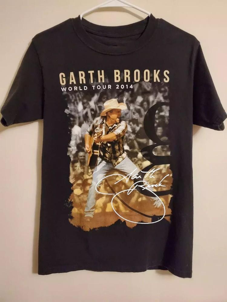 

НОВАЯ футболка Garth Brooks World Tour 1Sided 2014-2015 Подарок Полный размер S-4XL Унисекс футболка XXL