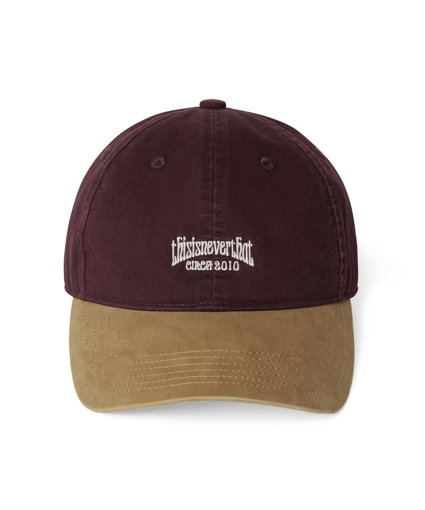THISISNEVERTHAT Small Rs-Logo Cap Burgundy/Beige