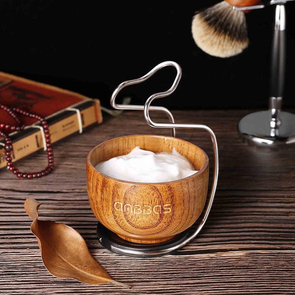 Shaping Brush Beard and Stainless Steel Razor Stand Perfect Gift for or Boyfriend Set, Brush, - Father's Day, Husband,