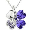 Limited Offer! Dongdaemun Korean Crystal Necklace - Finding Happiness Clover