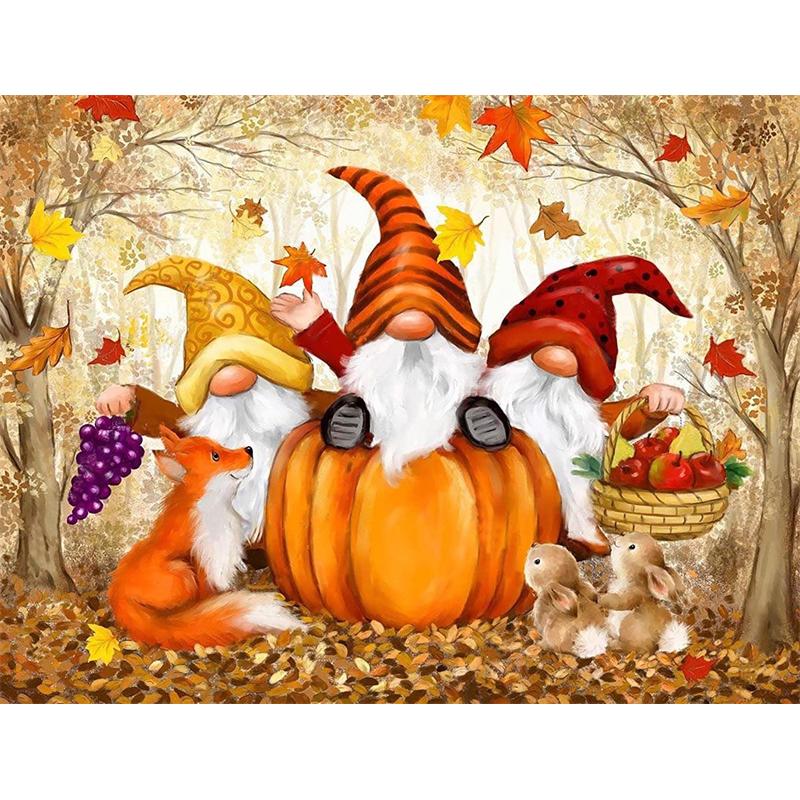 

DIY Алмазная картина Милый маленький человек Набор для вышивки крестом Мозаичное искусство Алмазная картина Полный круг Алмазное украшение для дома Round 30x40cm