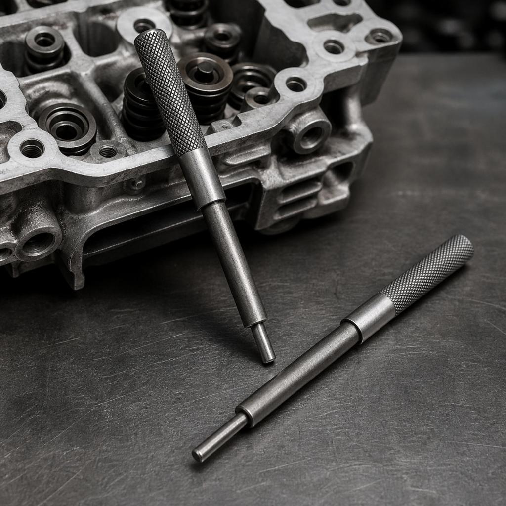 2 Pieces Motorcycle Repair Tool Alloy Valve Guide Installer Long-Lasting