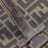 FENDI Folding vanity Pouch Zucca Brown Nylon canvas Women Used