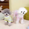 Spring and summer colorful sports dog four-legged loungewear thin breathable teddy small dog cat pet clothes