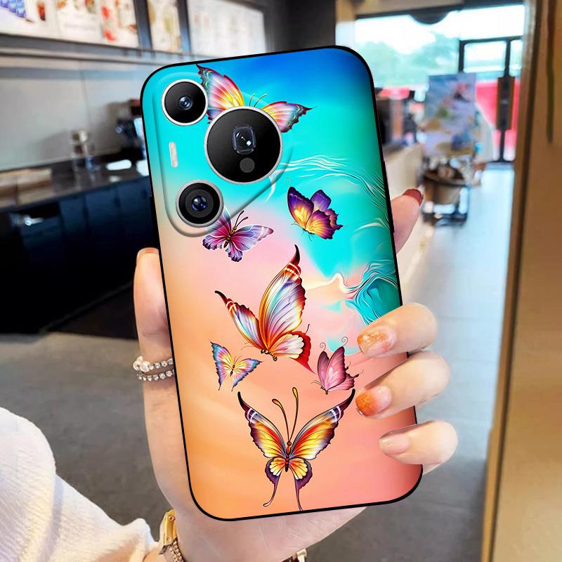 For HUAWEI Pura 70 Pro Plus Case Soft Silicone Shell Coque For HUAWEI Pura70 Pura 70 Ultra TPU Phone Case Protective Funda