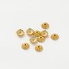 20 stuks/partij 14K 18K 7mm Gouden Kleur Plated Bloemvorm Kwastje Spacer Kralen Doppen Armband Losse Kralen Doppen Voor Doe-het-zelf Sieraden Benodigdheden