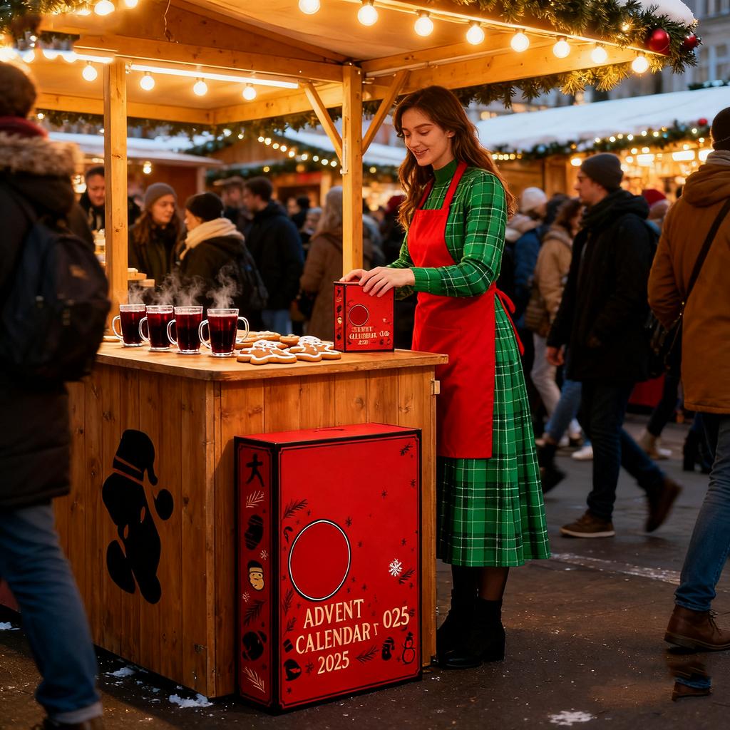 2D Plane+airplane Box +24PC Lajinjin Countdown  Box Christmas Advent Calendar.