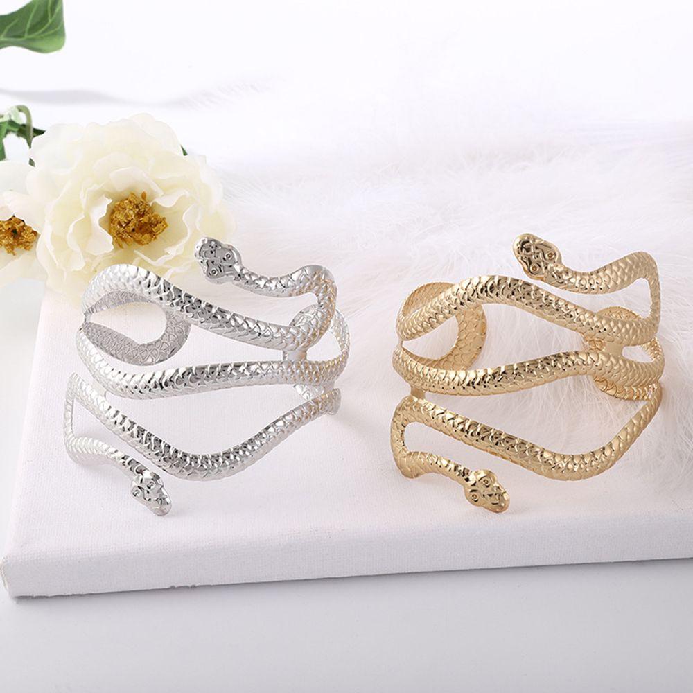 Alloy Hollow Adjustable Snake Arm Bangle Armband Arm Ring Arm Chain