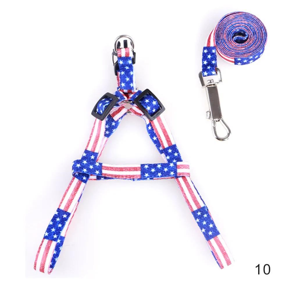 

Pet Dog Harness Adjustable Pet Leashes Puppy Collar for Small Dogs Cat Harness Medium Dog Accessories Outdoor Walk серебряный