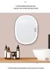 Shower-Proof LED Makeup & Shaving Mirror with Anti-Fog, Storage Shelf & Hooks