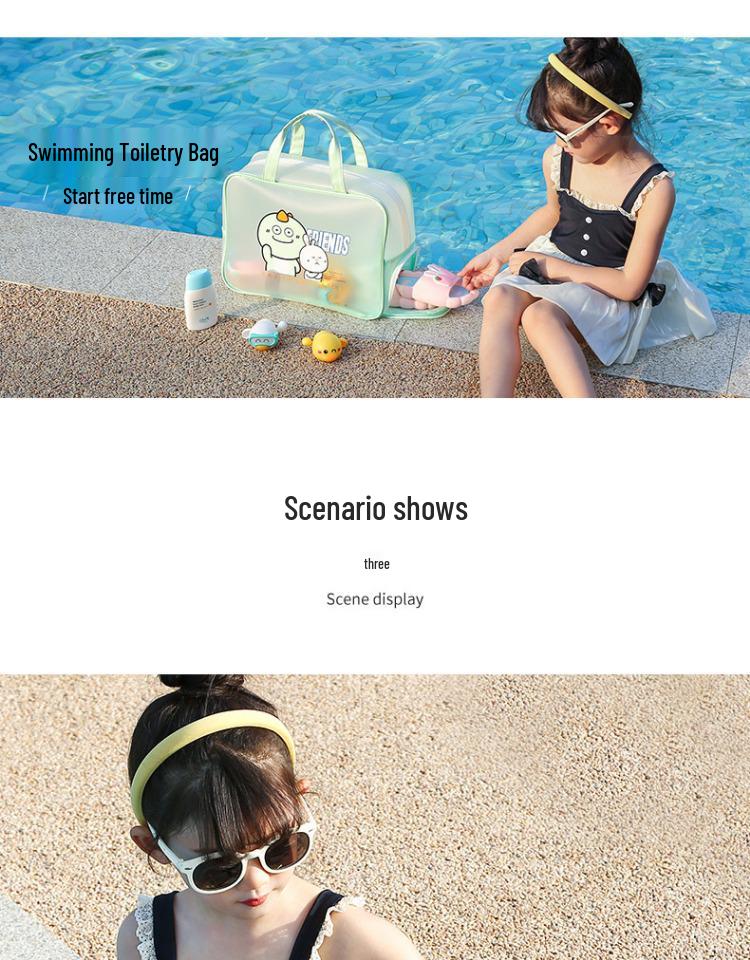 Waterproof Large Capacity Kids' Swim Bag with Dry/Wet Separation