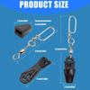 4pcs Downrigger Release Clips Trolling Linker Equipment Downrigger Terminal Fishing Weight Ball Connector Fishing Supply