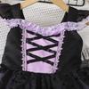 Nuovo Vestito da Ragazza Vampiro Vestito Soffice per Bambine Rete Vestito Principessa Viola Vestiti Cool Lolita Costume per Festa di Carnevale