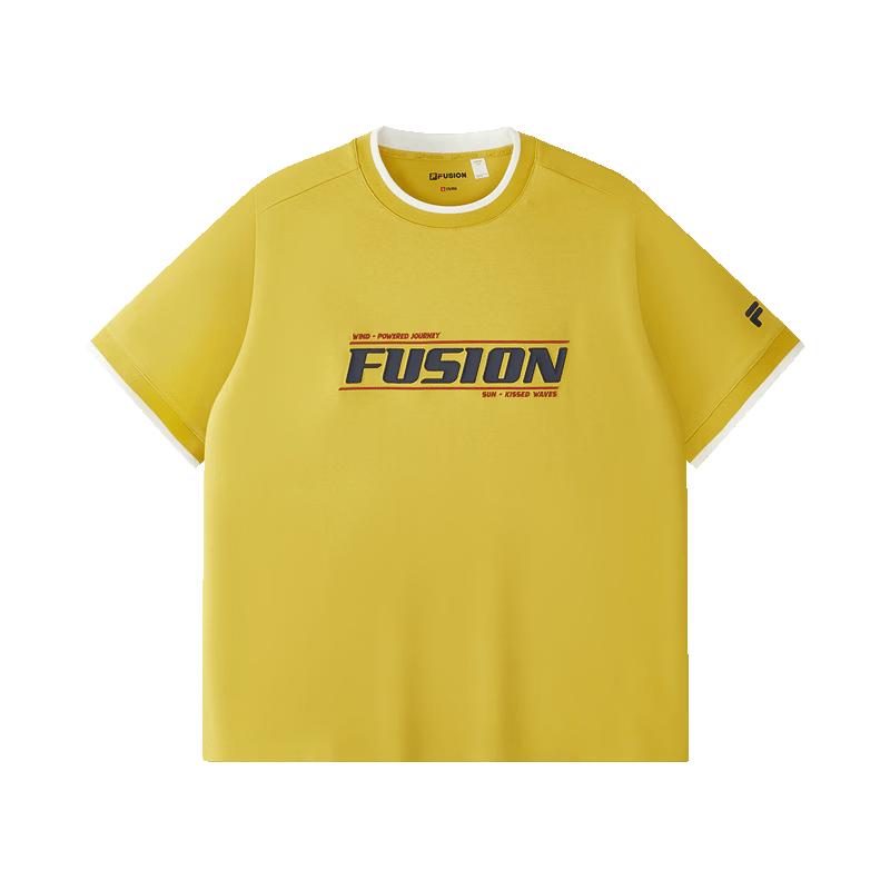 FILA FUSION Men s Cooling Knit Short Sleeve T-Shirt L