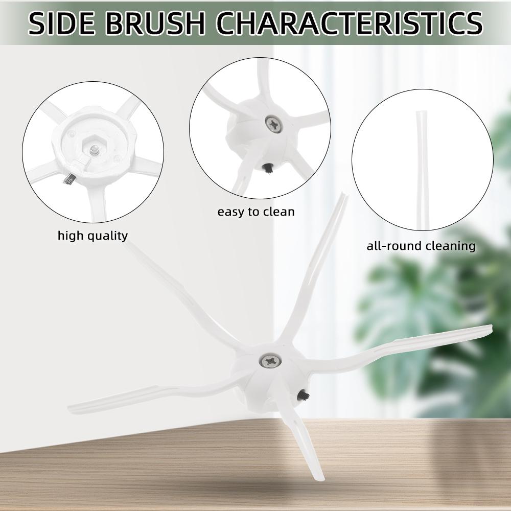 Passend für Xiaomi Mi Roboter Staubsauger 1 / 1S SDJQR01RR SDJQR02RR Roborock E2 E3 E4 E5 S4 S4 Max S5 Haupt- Seitenbürste Filter