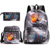 One Piece Anime Backpack Kids School Use Large Capacity Oxford Fabric Dual Shoulder Bag With Padded Straps