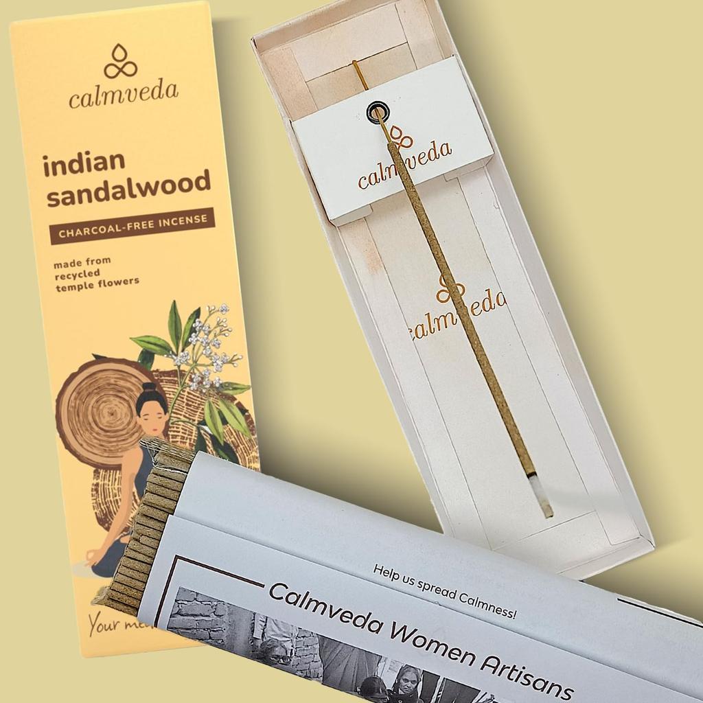 Indian Sandalwood Incense Sticks - 80 Incense Sticks