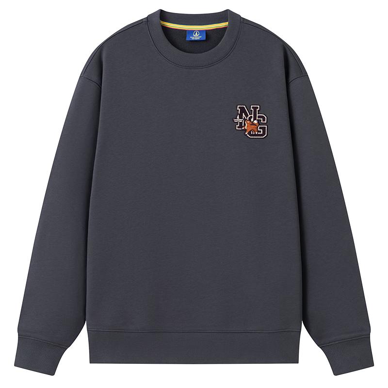 NVG·YOUNG Men's Autumn Loose Fit Pullover Sweatshirt