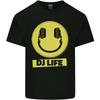 Headphones DJ Life Acid Face Vinyl Decks Unisexs Light Cotton TShirt