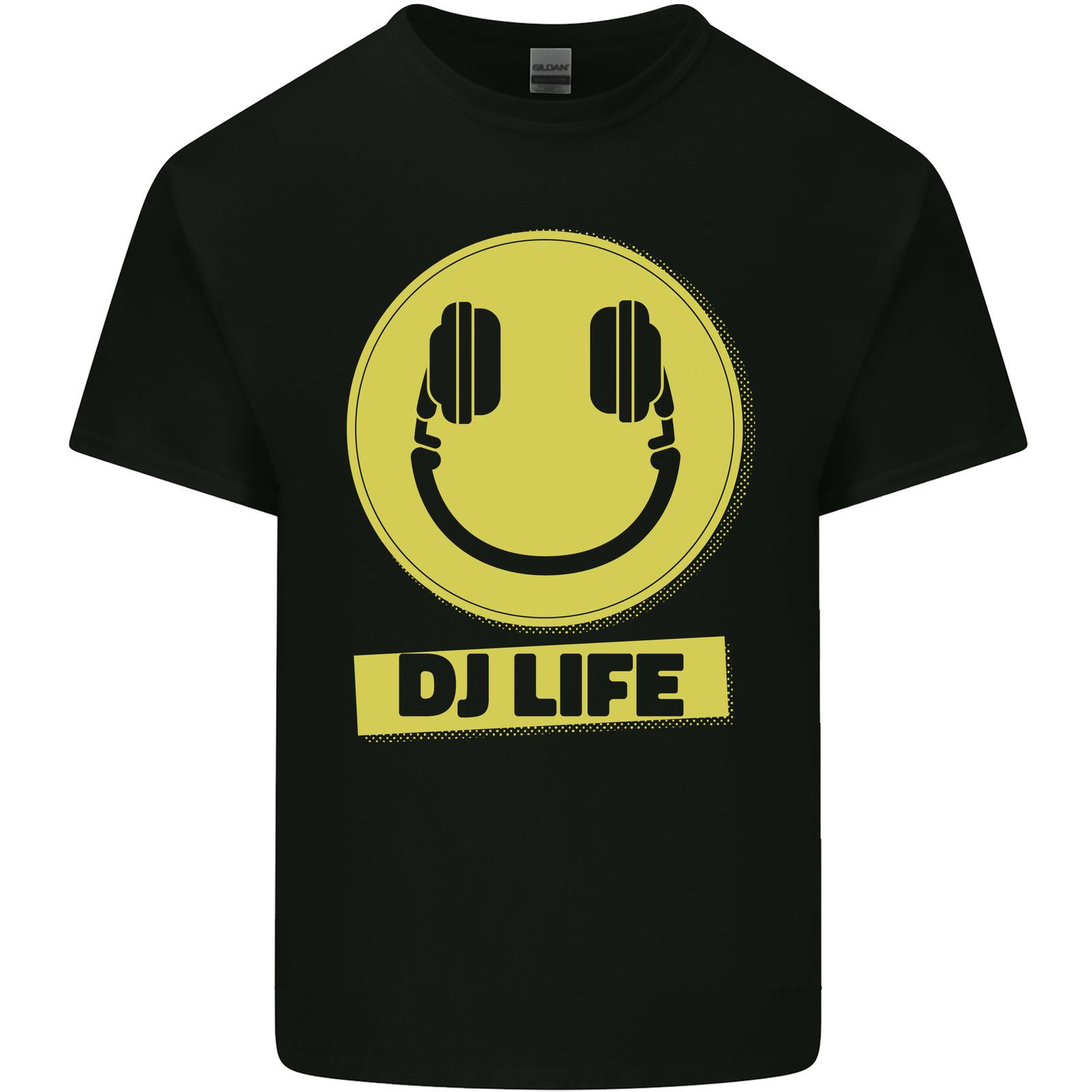 

26 Headphones DJ Life Acid Face Vinyl Decks Mens Light Cotton T-Shirt Unisex T-Shirt M