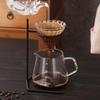 Stojan na kávový dripper s držákem na opakovaně použitelný filtr pro večírky a kavárny