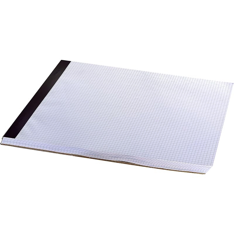 

CLICKEDIN - Grid Paper Pad, 8.5 x 12 Inches, 100 Pages (50 sheet) Quad Ruled Engineering Graph Pad 4