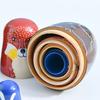 5Pcs/Set Dog Russian Nesting Doll 5 Layers Handmade Wooden Matryoshka Puppy Stacking Toy Home Office Desktop Decoration Ornament