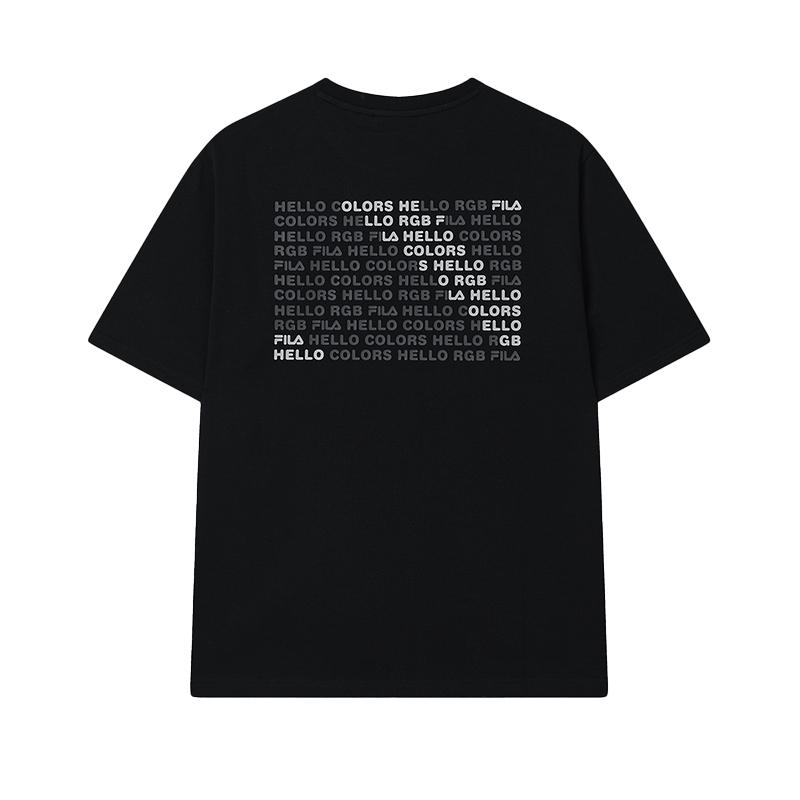 New FILA ORIGINALE T Shirt Unisex Jet Black F51M529110FBK